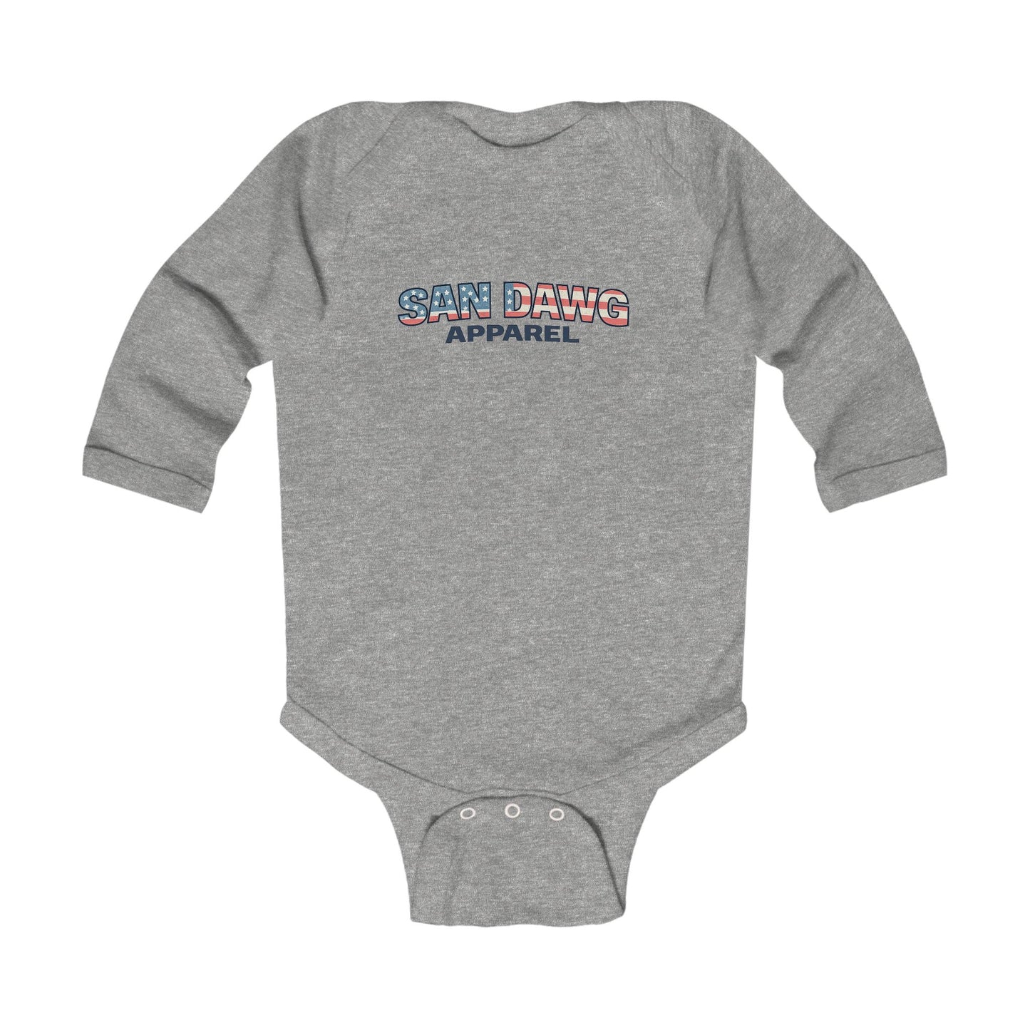 Infant Bodysuit - Cute Scuba Baby Snorkeler with "San Diego Apparel" Logo