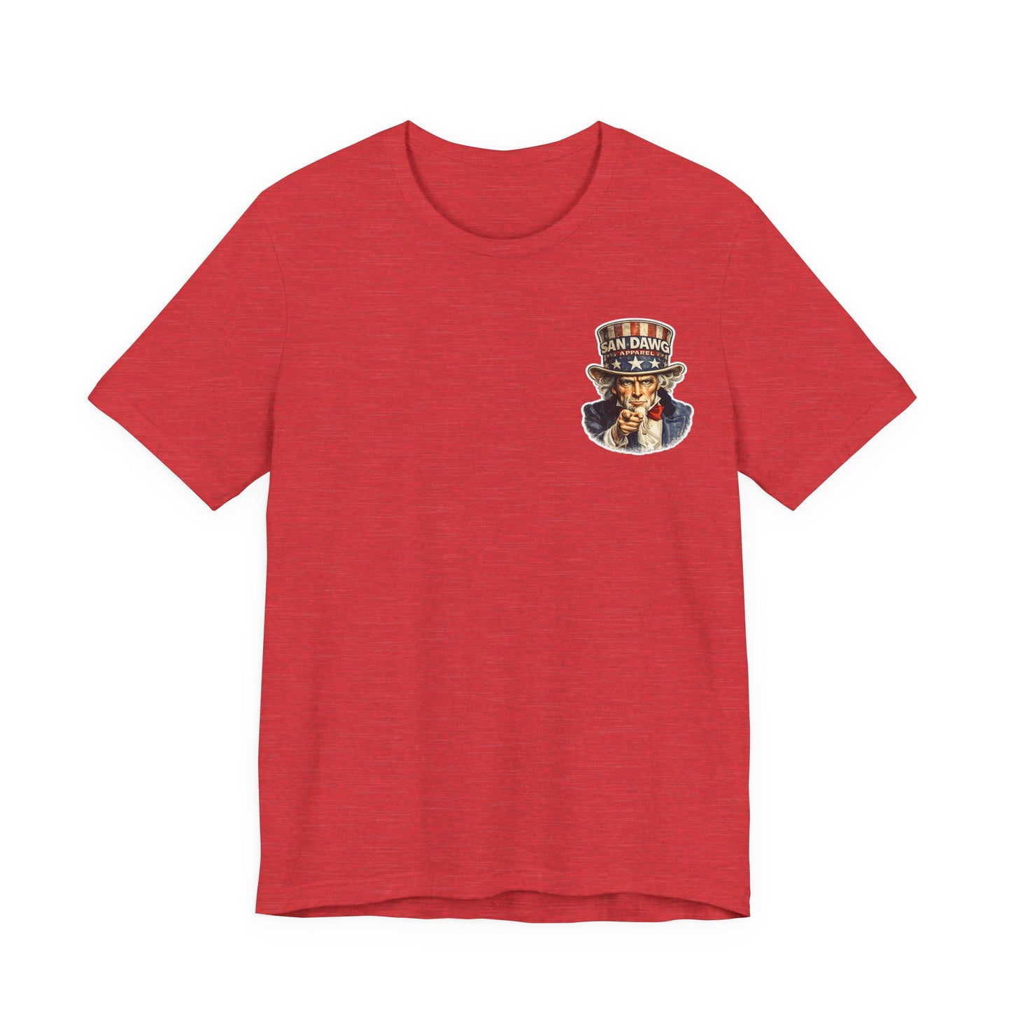 Uncle Sam Dawg Tee — Patriotic Vintage USA T‑Shirt
