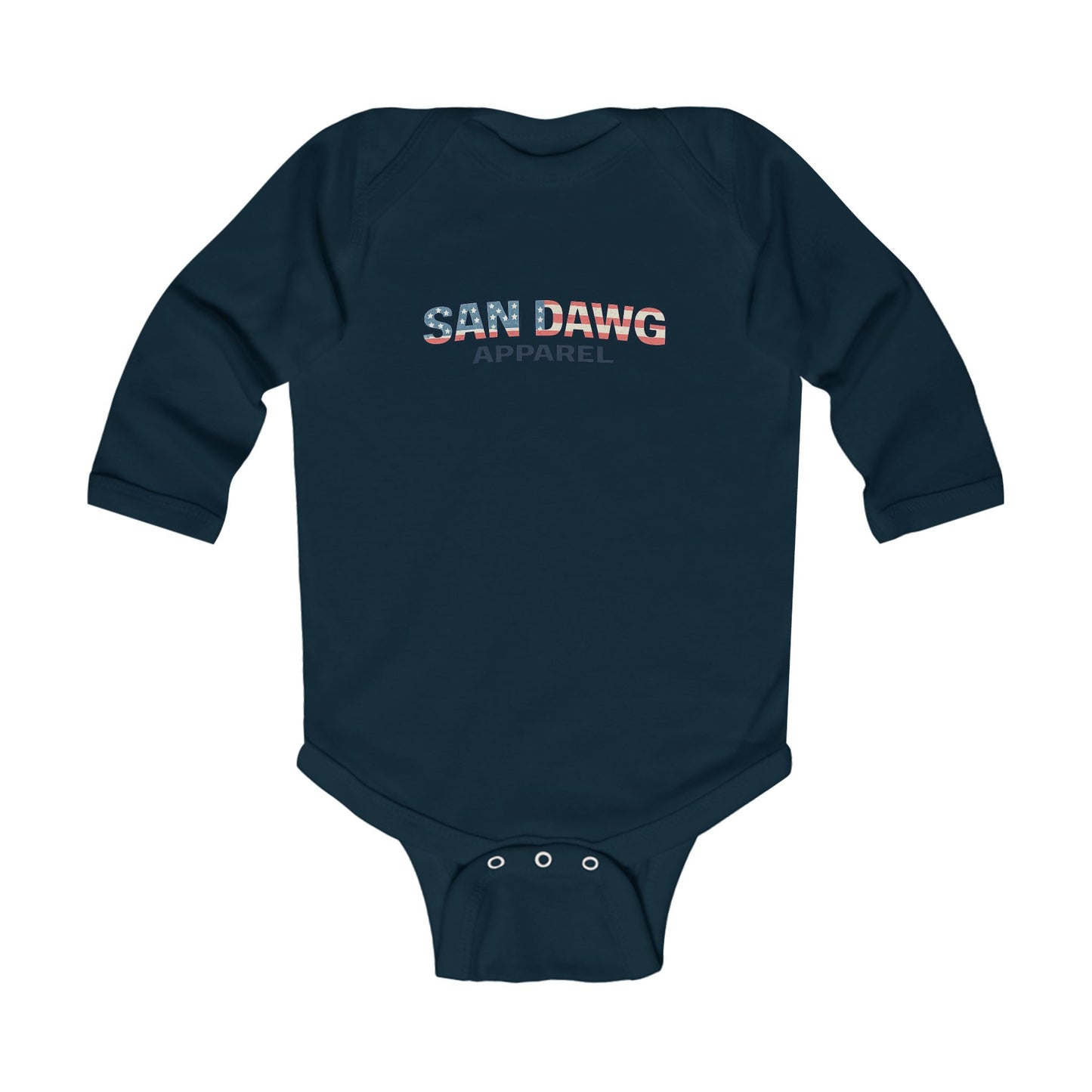 Infant Bodysuit - Cute Scuba Baby Snorkeler with "San Diego Apparel" Logo