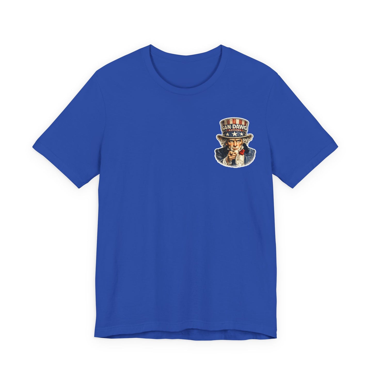 Uncle Sam Dawg Tee — Patriotic Vintage USA T‑Shirt